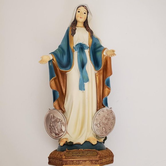 12" Our Lady of Grace Statue/ Our Lady of the Miraculous Medal ๐ - Picture 1 of 10